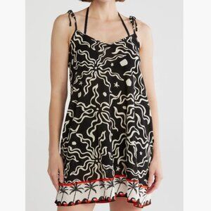 Sanctuary  Beach Conversations Crinkle Cotton Boxy Beach Dress